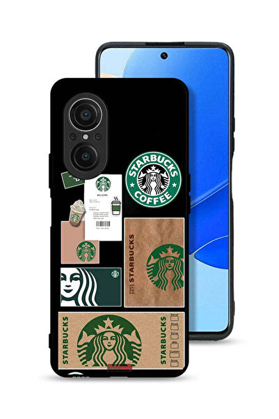 Tolwak غطاء حماية لهاتف هواوي نوفا 9 SE، ملصق ستاربكس