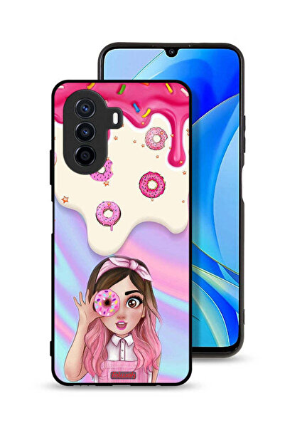 Tolwak Huawei nova Y70 Protective Case Cover Holding Donut