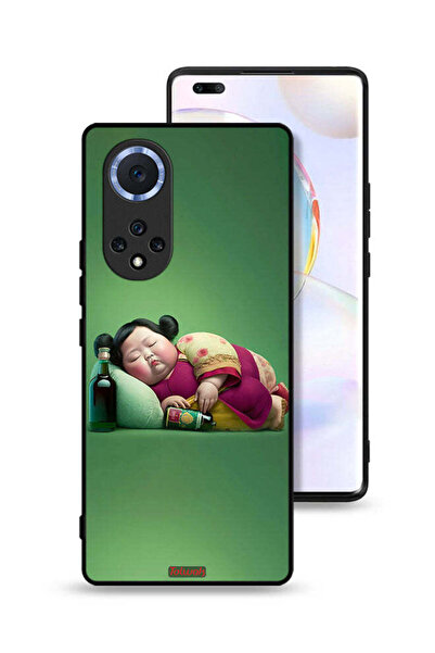 Tolwak غطاء حماية لهاتف Honor 50 Pro بتصميم فتاة سمينة