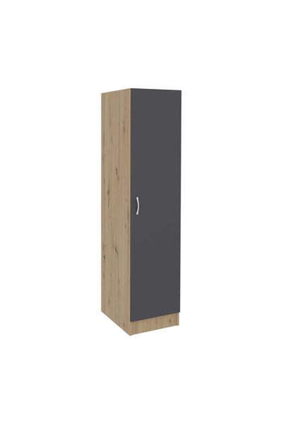 haaus.ro Dulap haaus Pedro, O Usa, Stejar Artisan/Antracit, 40 x 51 x 170 cm