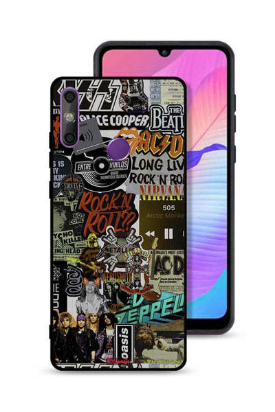 Tolwak غطاء حماية لهاتف هواوي إنجوي 20e، لونج ليفينج روك أند رول