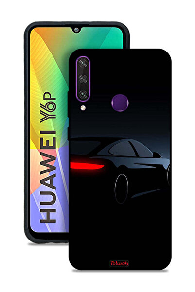 Tolwak Huawei Y6p Protective Case Cover Dark Car