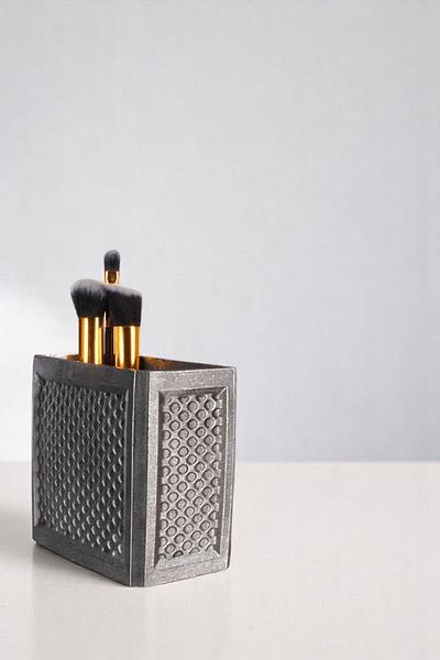 Evene Makeup Organizer Θήκη για πινέλο μακιγιάζ Organizer Organizer Ασημί Αντίκα Χρώμα Μοντέλο 92