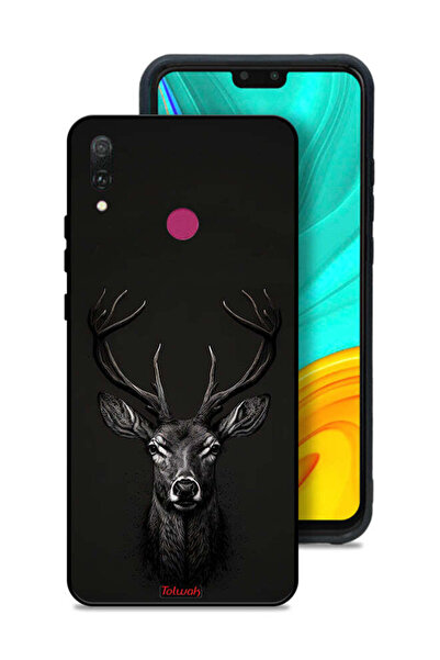 Tolwak غطاء حماية لهاتف هواوي Y9 (2019) بتصميم غزال رقمي