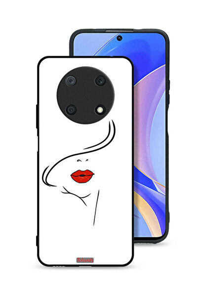 Tolwak Huawei nova Y90 Protective Case Cover Girl Face Art