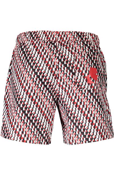 Karl Lagerfeld - Men's red print swimsuit