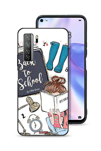 Tolwak غطاء حماية لهاتف هواوي P40 لايت 5G، فتاة تعود إلى المدرسة تقرأ التاريخ