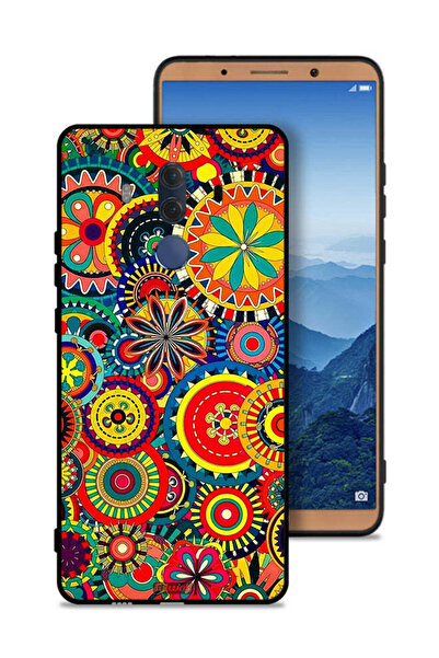 Tolwak غطاء حماية لهاتف هواوي ميت 10 برو بنمط ماندالا ملون