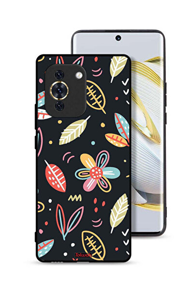 Tolwak غطاء حماية لهاتف هواوي نوفا 10 بتصميم زهور وأوراق فنية تجريدية