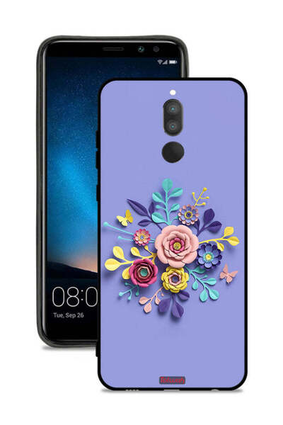 Tolwak غطاء حماية لهاتف هواوي ميت 10 لايت برسومات زهور