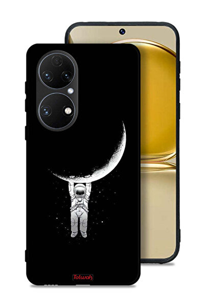 Tolwak غطاء حماية لهاتف هواوي P50 معلق على سطح القمر