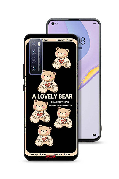 Tolwak غطاء حماية لهاتف هواوي نوفا 7 5G، دب جميل