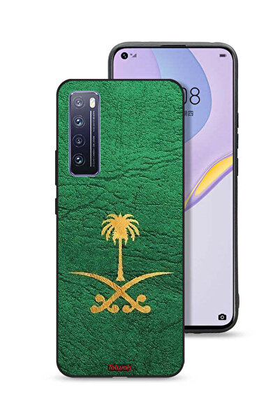 Tolwak غطاء حماية لهاتف هواوي نوفا 7 5G مع علامة المملكة العربية السعودية على...