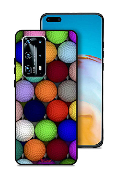 Tolwak غطاء حماية لهاتف هواوي P40 Pro Plus 5G بتصميم كرات فنية تجريدية