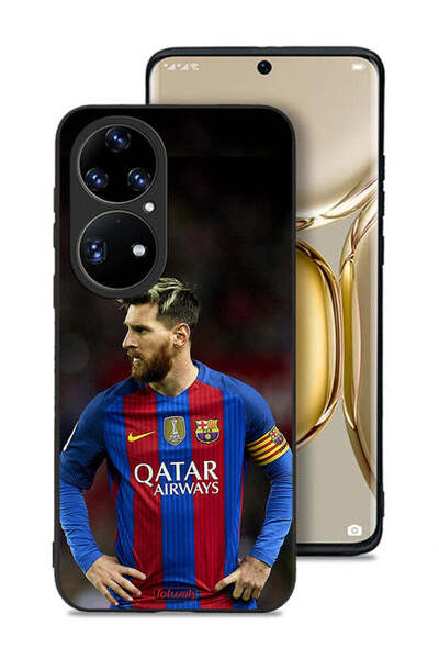 Tolwak غطاء حماية لهاتف هواوي P50 برو ميسي برشلونة