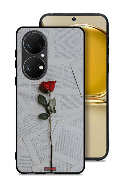 Tolwak غطاء حماية لهاتف هواوي بي 50 وردي على ورق