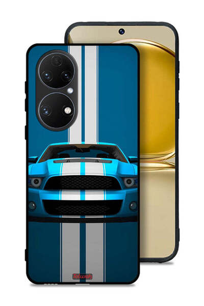 Tolwak Huawei P50E Protective Case Cover Car Abstract Art