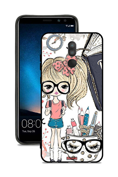 Tolwak غطاء حماية لهاتف هواوي ميت 10 لايت بتصميم فتاة وحيد القرن