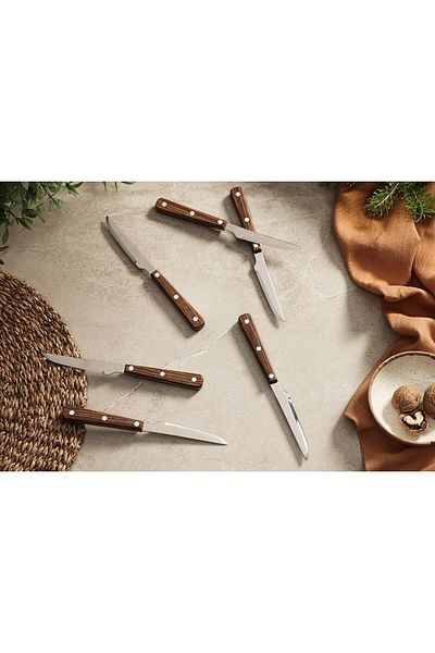 Mena Rise Diyar-Ifırsatshop Woodea Sweet Knife 21 cm 6 Pieces 1017157