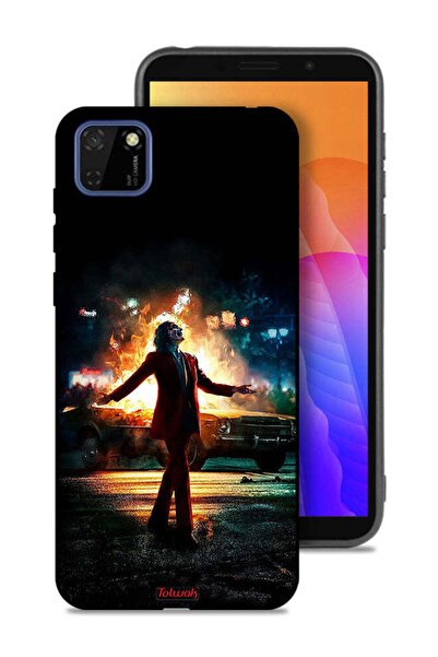 Tolwak Huawei Y5p Protective Case Cover Joker Happy Mode