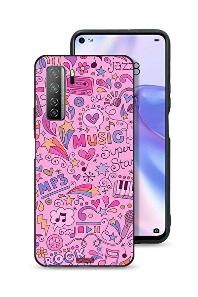 Tolwak غطاء حماية لهاتف هواوي P40 لايت 5G مع علامات موسيقية