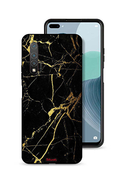 Tolwak غطاء حماية لهاتف هواوي نوفا 6 - رخامي متصدع