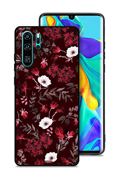 Tolwak غطاء حماية لهاتف هواوي بي 30 برو، زهور صغيرة وأوراق استوائية