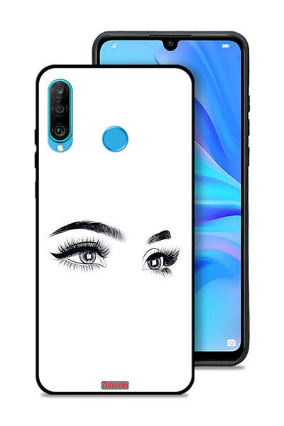 Tolwak غطاء حماية لهاتف هواوي نوفا 4e برسومات عيون فنية