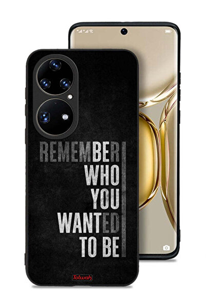 Tolwak غطاء حماية لهاتف هواوي بي 50 برو تذكر من أردت أن تكون