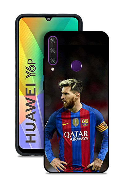 Tolwak غطاء حماية لهاتف هواوي Y6p ميسي برشلونة
