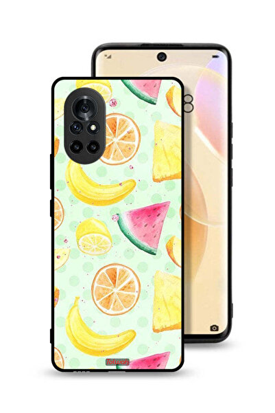 Tolwak غطاء حماية لهاتف هواوي نوفا 8 بتصميم فن الألوان المائية والفواكه