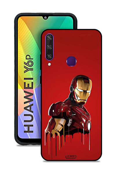 Tolwak غطاء حماية لهاتف هواوي Y6p برسومات الرجل الحديدي
