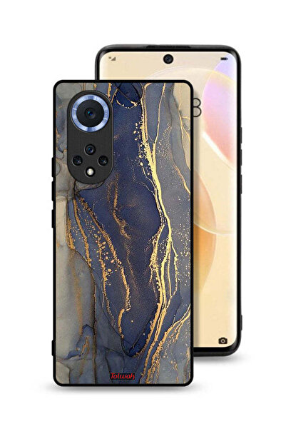 Tolwak غطاء حماية لهاتف هواوي نوفا 9 بنمط رخامي لامع