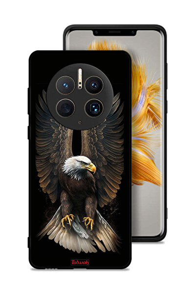 Tolwak غطاء حماية لهاتف هواوي ميت 50 برو بتصميم أجنحة نسر منتشرة