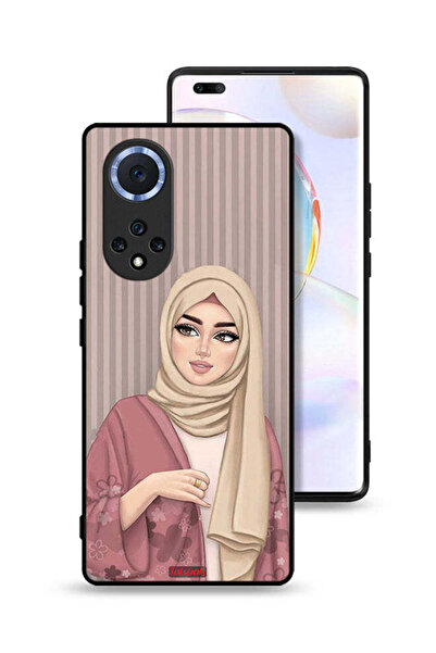 Tolwak غطاء حماية لهاتف Honor 50 Pro برسومات فتاة محجبة