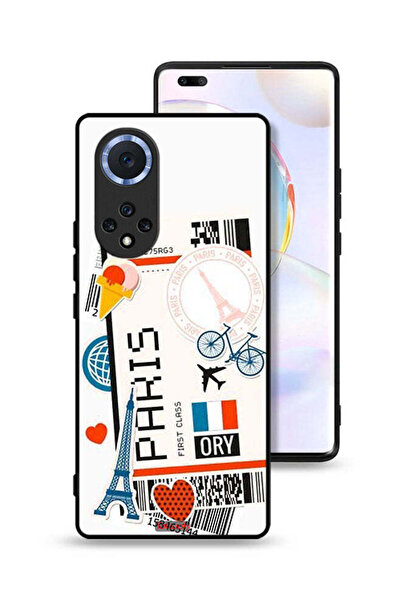 Tolwak غطاء حماية لهاتف Honor 50 Pro - ملصق باريس