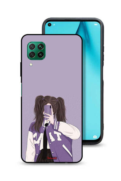 Tolwak غطاء حماية لهاتف هواوي P40 لايت 4G لالتقاط صور سيلفي