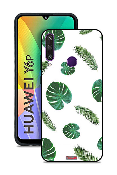 Tolwak غطاء حماية لهاتف هواوي Y6p بنقشة ريش فنية