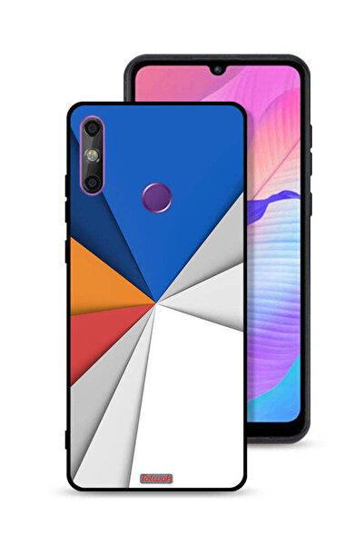 Tolwak غطاء حماية لهاتف Huawei Enjoy 20e مصنوع من مادة فنية تجريدية