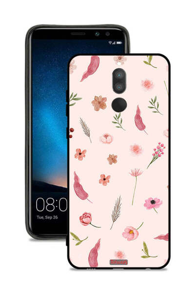 Tolwak غطاء حماية لهاتف هواوي ميت 10 لايت بنقشة أوراق وورود