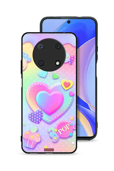 Tolwak Huawei nova Y90 Protective Case Cover Pop Hearts Art