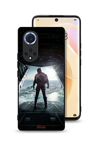 Tolwak غطاء حماية لهاتف هواوي نوفا 9 بتصميم صورة كابتن أمريكا
