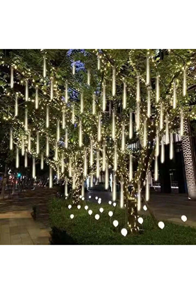 divendi-ro Set de 3 instalații luminoase de Crăciun cu 8 meteori, lungime 4 m...