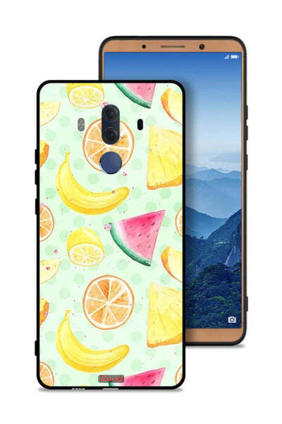 Tolwak غطاء حماية لهاتف هواوي ميت 10 برو بتصميم فن الألوان المائية والفواكه