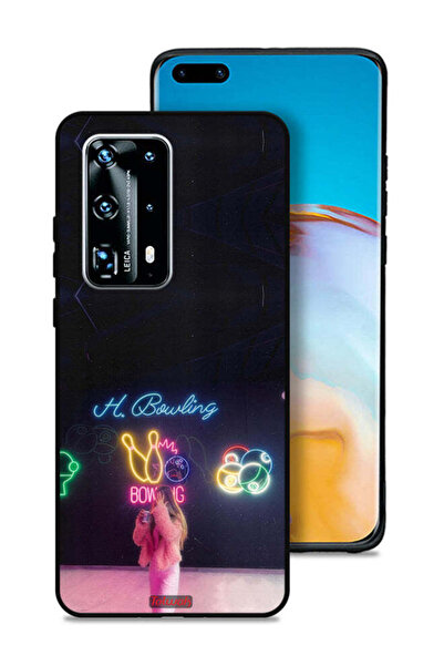 Tolwak Huawei P40 Pro Plus 5G Protective Case Cover Bowling Lover