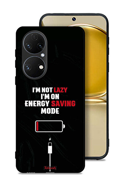 Tolwak غطاء حماية لهاتف هواوي بي 50 - أنا لست كسولاً، أنا في وضع توفير الطاقة