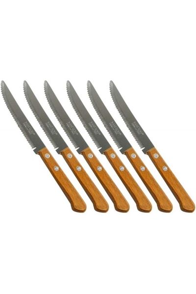 Mena Rise Knife with Wooden Handle 6 Pieces 1017157