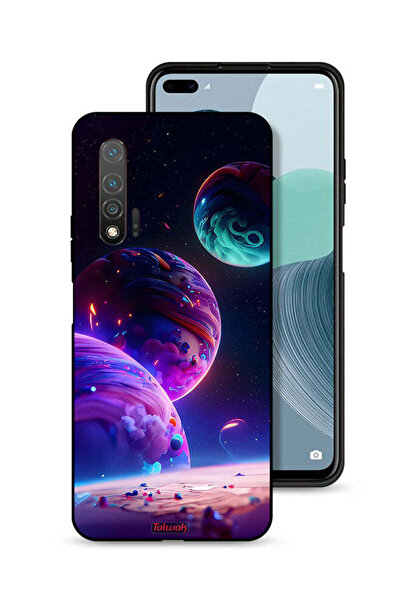 Tolwak غطاء حماية لهاتف هواوي نوفا 6 بنمط كوكبي