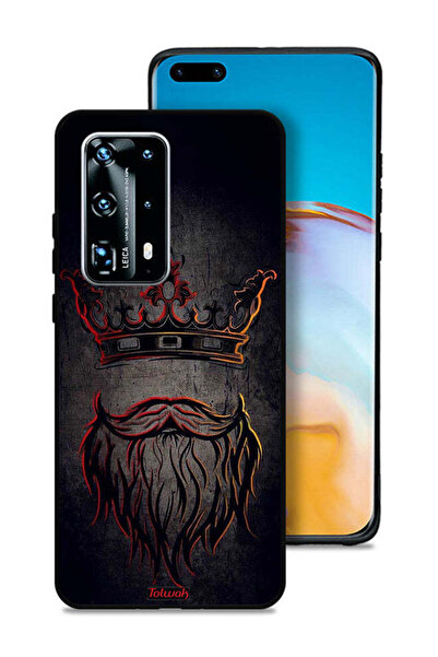 Tolwak غطاء حماية لهاتف هواوي P40 Pro Plus 5G بتصميم King Artwork