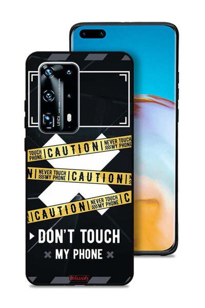 Tolwak غطاء حماية لهاتف هواوي بي 40 برو بلس 5G تحذير: لا تلمس هاتفي أبدًا